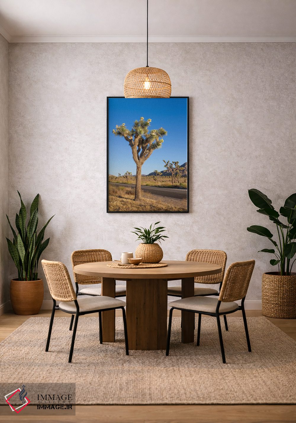 تابلو دکوراتیو درخت جاشوا کنار بلوار پارک اثر ملانی ویولا - D5B