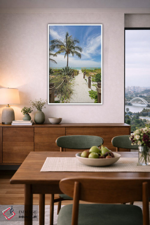 تابلو دکوراتیو مسیر شنی به سوی ساحل اثر ملانی ویولا - D5W