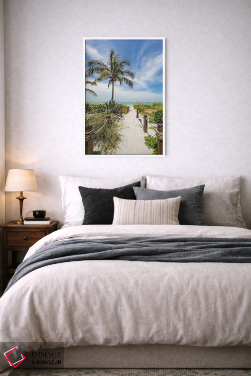 تابلو دکوراتیو مسیر شنی به سوی ساحل اثر ملانی ویولا - D4W