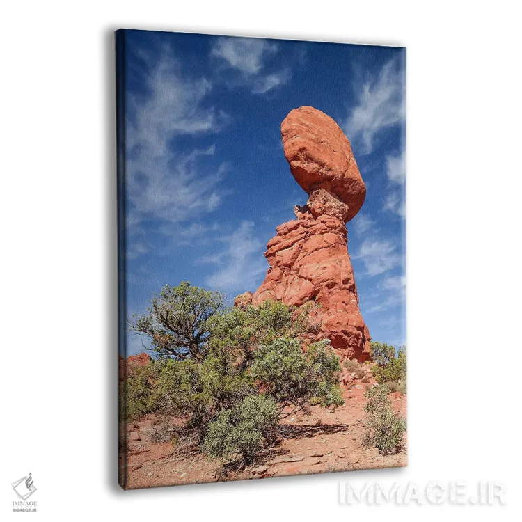 تابلو دکوراتیو صخره متعادل در پارک ملی آرچز اثر ملانی ویولا - نمای پرسپکتیو محصول