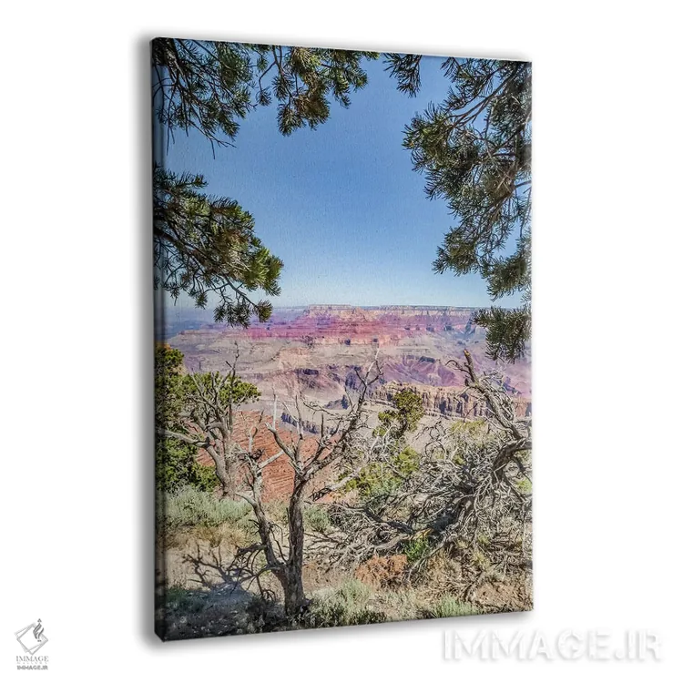 تابلو دکوراتیو برداشت هنری از گرند کنیون از نقطه ناواهو اثر ملانی ویولا - نمای پرسپکتیو محصول