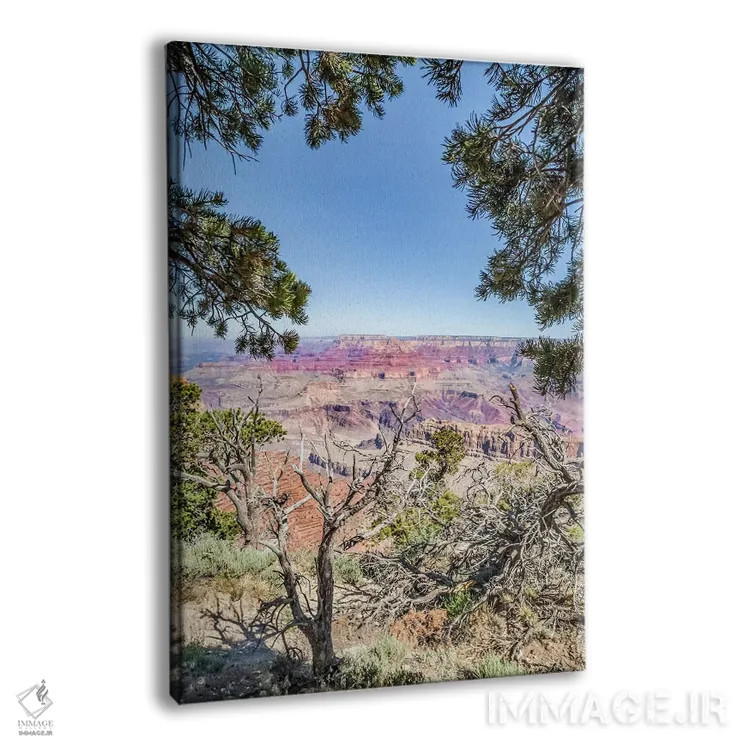 تابلو دکوراتیو برداشت هنری از گرند کنیون از نقطه ناواهو اثر ملانی ویولا - نمای پرسپکتیو محصول