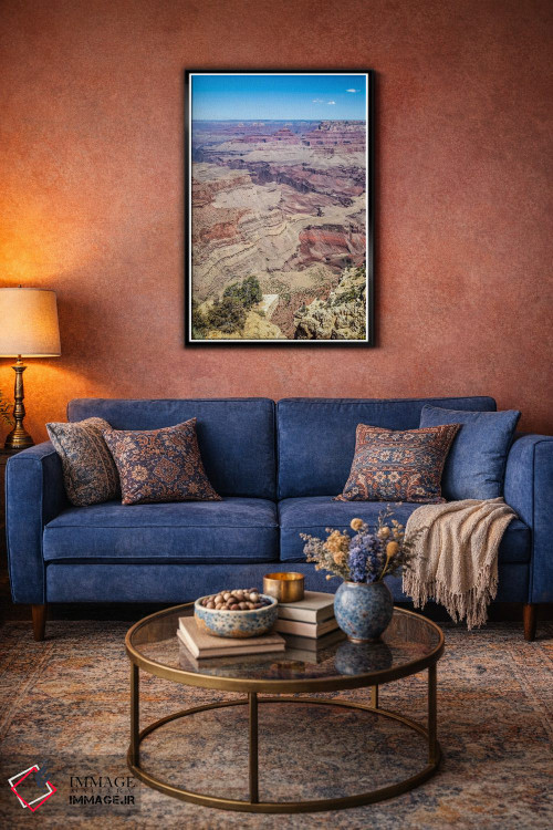 تابلو دکوراتیو برداشت هنری از گرند کنیون از نقطه موران اثر ملانی ویولا - D4B