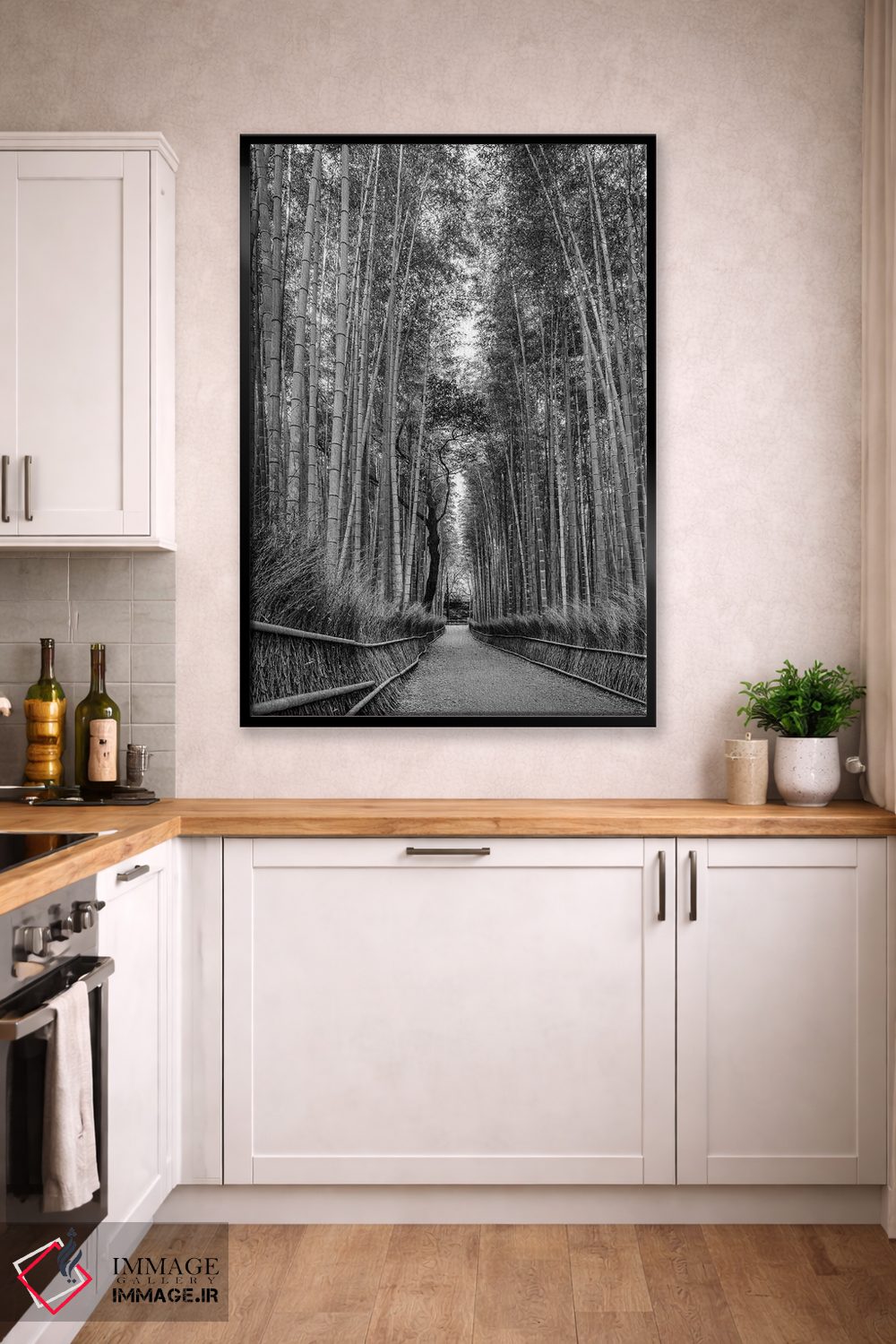 تابلو دکوراتیو جنگل باشکوه بامبوی آراشی یاما اثر ملانی ویولا - D3B