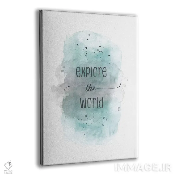 تابلو دکوراتیو دنیا را کشف کن اثر ملانی ویولا - نمای پرسپکتیو محصول