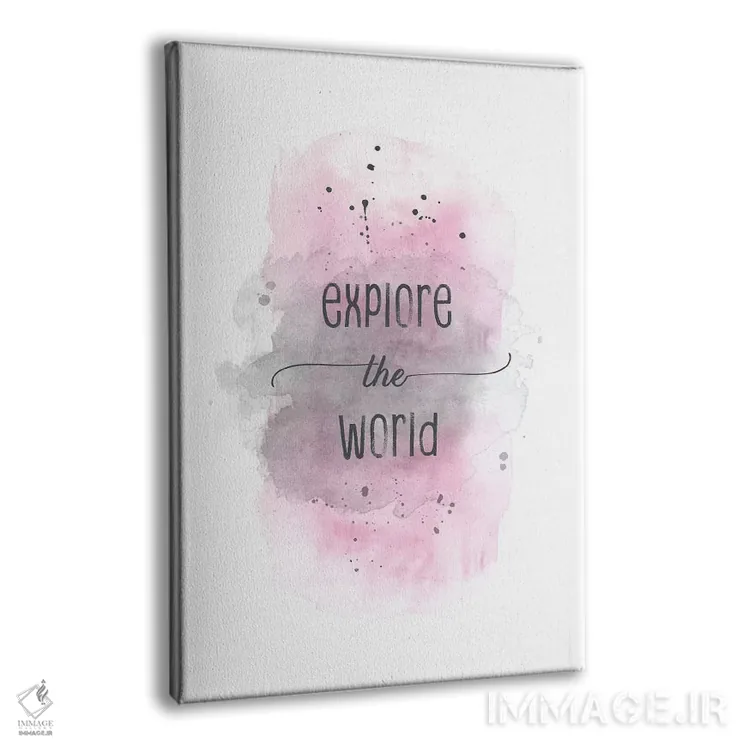 تابلو دکوراتیو دنیا را کشف کن اثر ملانی ویولا - نمای پرسپکتیو محصول