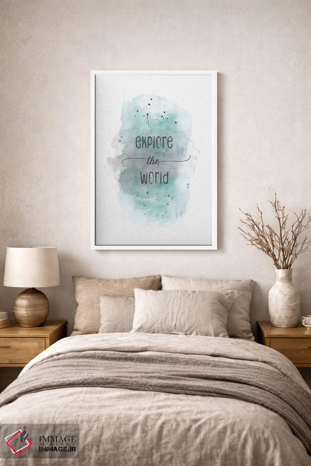 تابلو دکوراتیو دنیا را کشف کن اثر ملانی ویولا - D1W