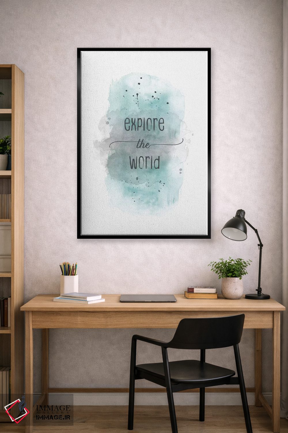 تابلو دکوراتیو دنیا را کشف کن اثر ملانی ویولا - D2B