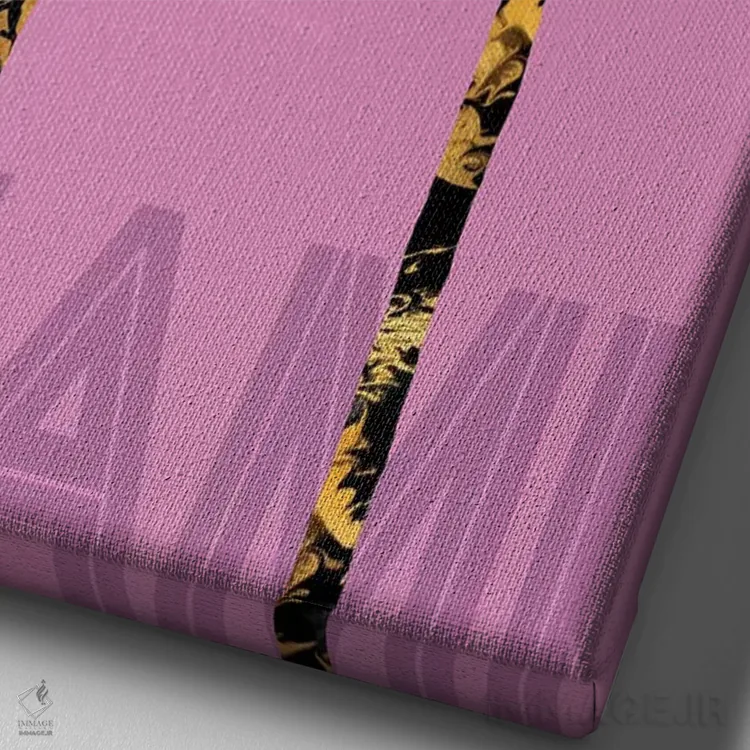 تابلو دکوراتیو نخل های میامی اثر ملانی ویولا - نمای نزدیک بافت بوم