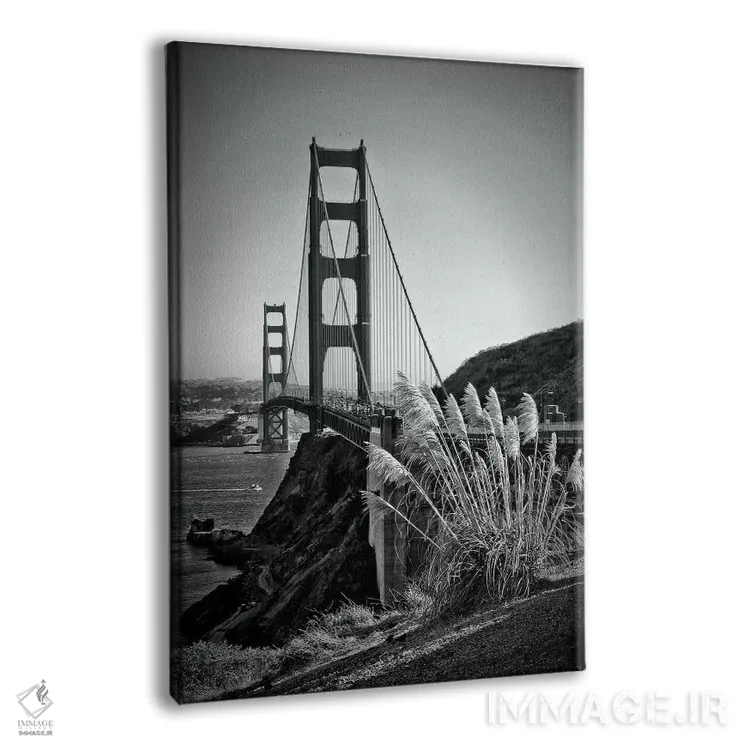 تابلو دکوراتیو پل گلدن گیت سانفرانسیسکو اثر ملانی ویولا - نمای پرسپکتیو محصول