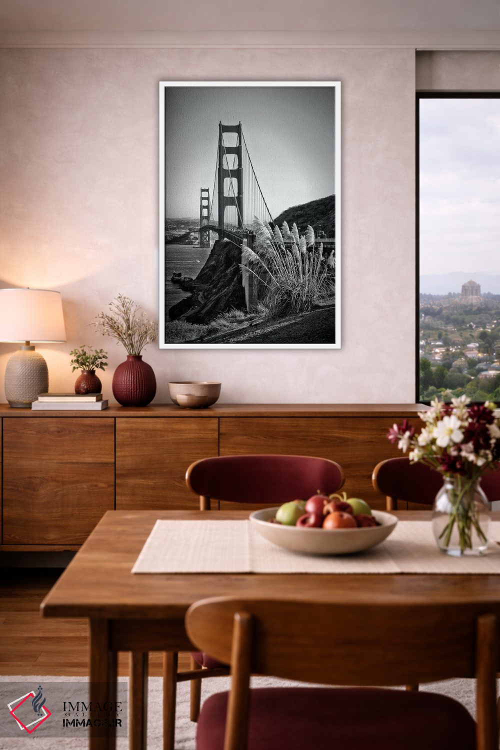 تابلو دکوراتیو پل گلدن گیت سانفرانسیسکو اثر ملانی ویولا - D3W