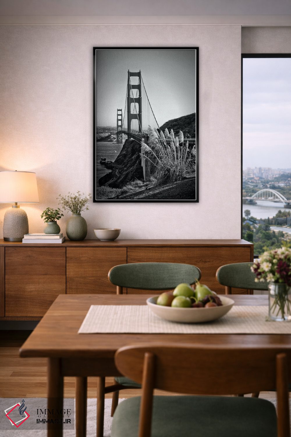 تابلو دکوراتیو پل گلدن گیت سانفرانسیسکو اثر ملانی ویولا - D6B