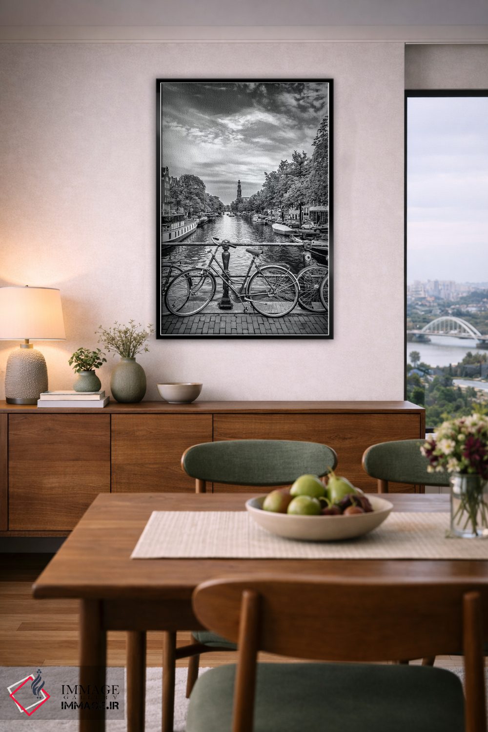 تابلو دکوراتیو آمستردام معمولی اثر ملانی ویولا - D6B