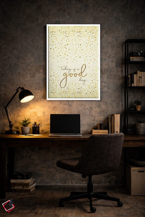 تابلو دکوراتیو امروز روز خوبی است اثر ملانی ویولا - D5W