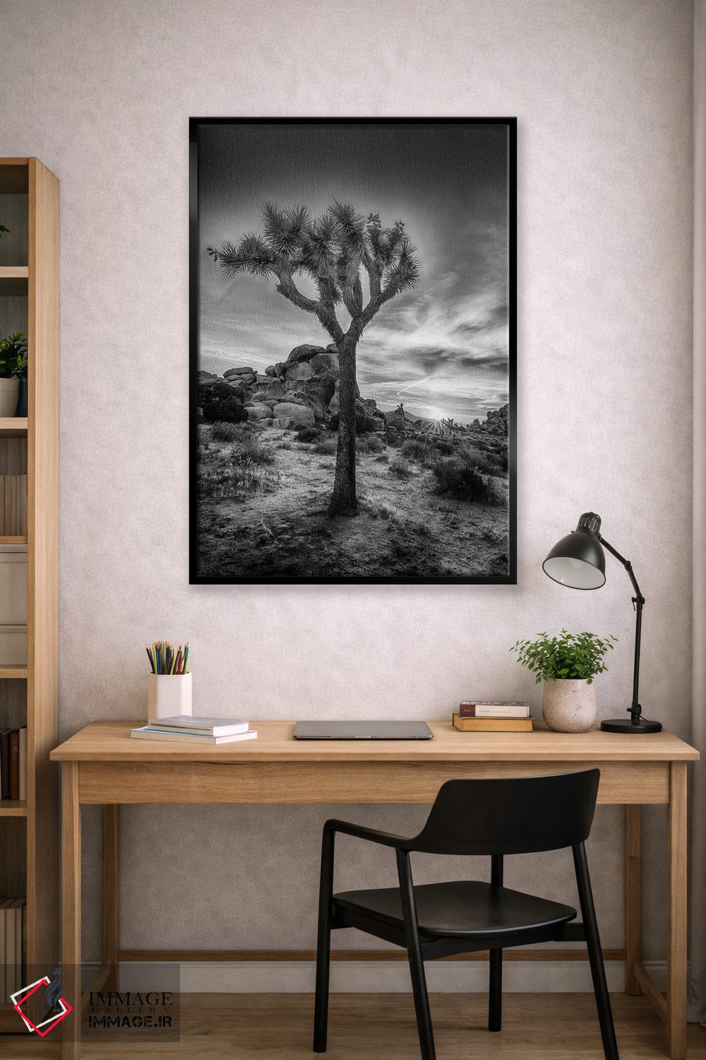 تابلو دکوراتیو غروب دل انگیز در پارک ملی جاشوا تری اثر ملانی ویولا - D3B