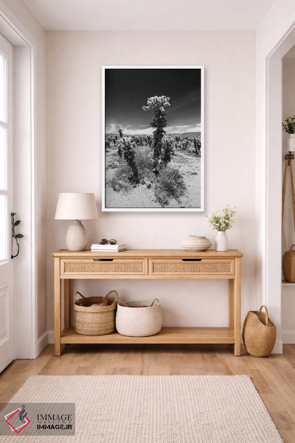 تابلو دکوراتیو باغ کاکتوس چولا، پارک ملی جاشوا تری اثر ملانی ویولا - D5W