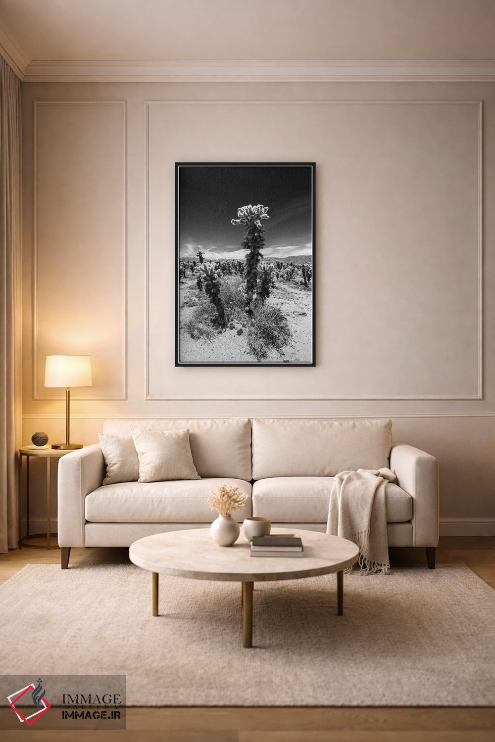 تابلو دکوراتیو باغ کاکتوس چولا، پارک ملی جاشوا تری اثر ملانی ویولا - D4B