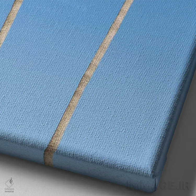 تابلو دکوراتیو درختان نخل اثر ملانی ویولا - نمای نزدیک بافت بوم