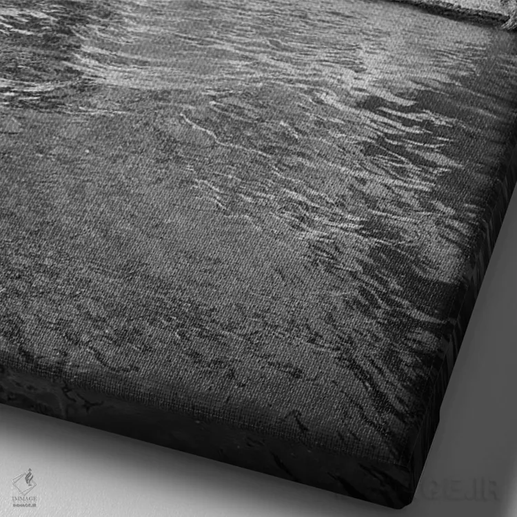 تابلو دکوراتیو کلیسای نوتردام اثر ملانی ویولا - نمای نزدیک بافت بوم