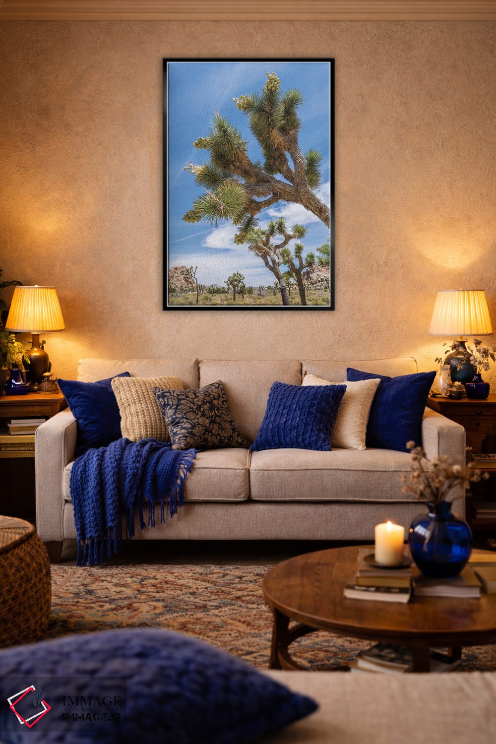 تابلو دکوراتیو پارک ملی زیبای جاشوا تری اثر ملانی ویولا - D5B