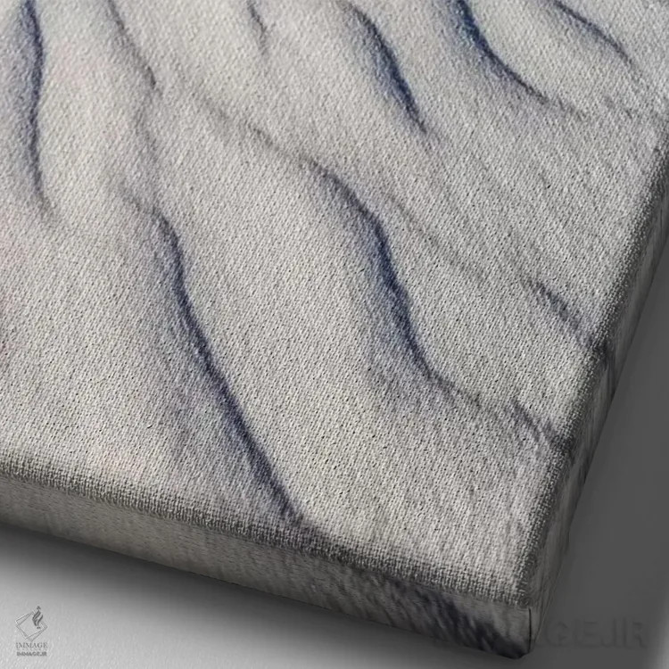 تابلو دکوراتیو تپه شنی وایت سندز اثر ملانی ویولا - نمای نزدیک بافت بوم