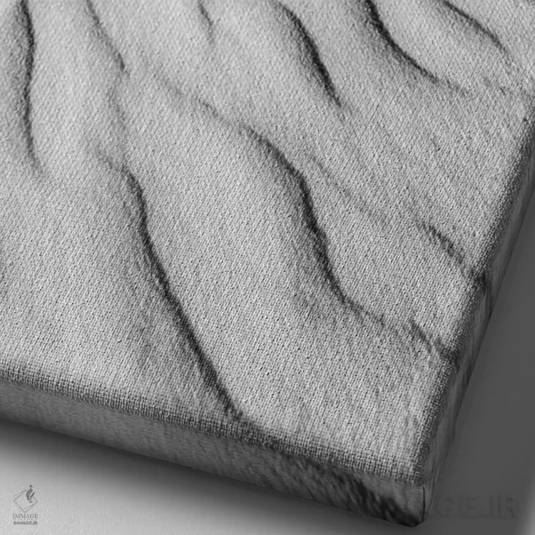 تابلو دکوراتیو تپه شنی وایت سندز اثر ملانی ویولا - نمای نزدیک بافت بوم