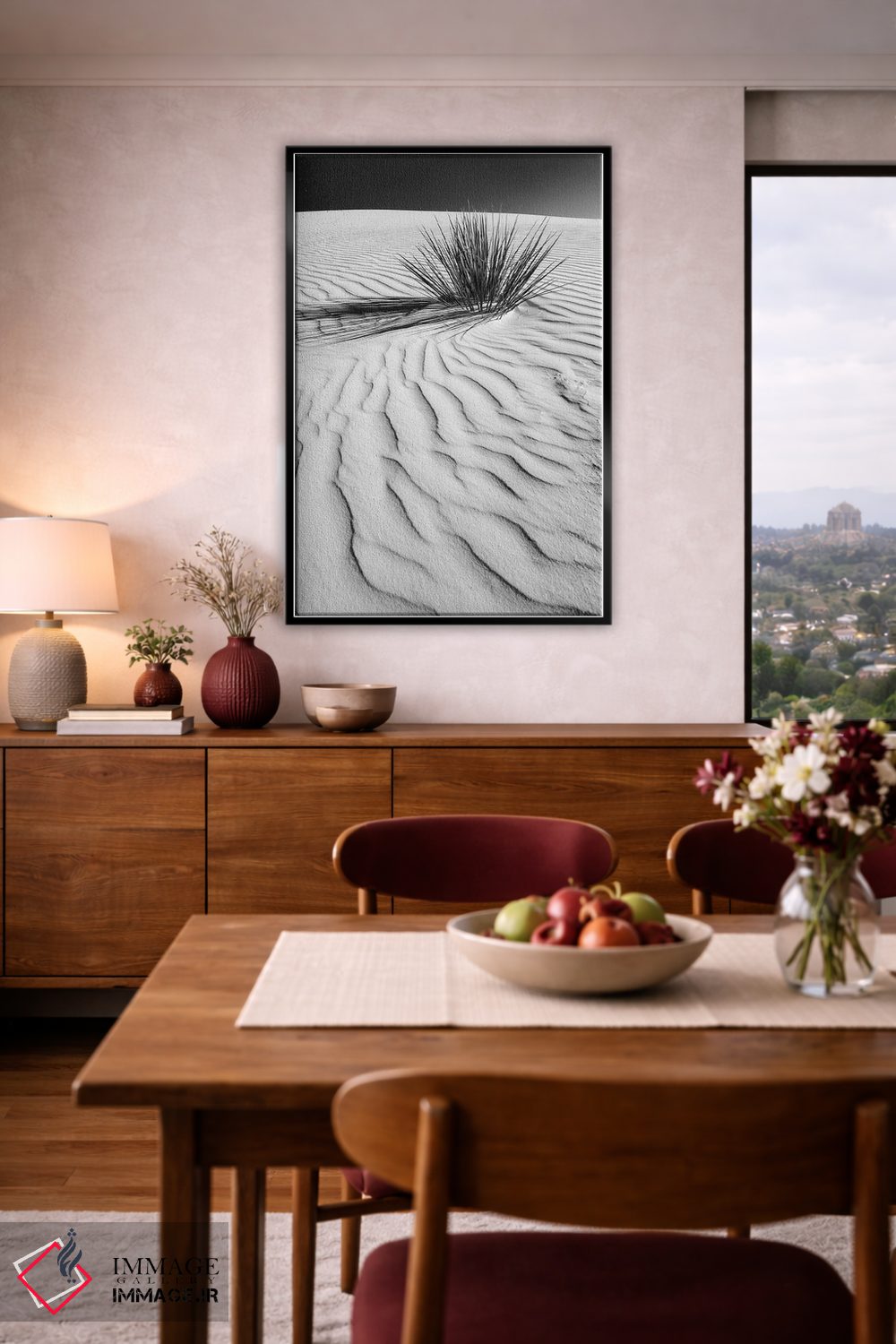 تابلو دکوراتیو تپه شنی وایت سندز اثر ملانی ویولا - D4B