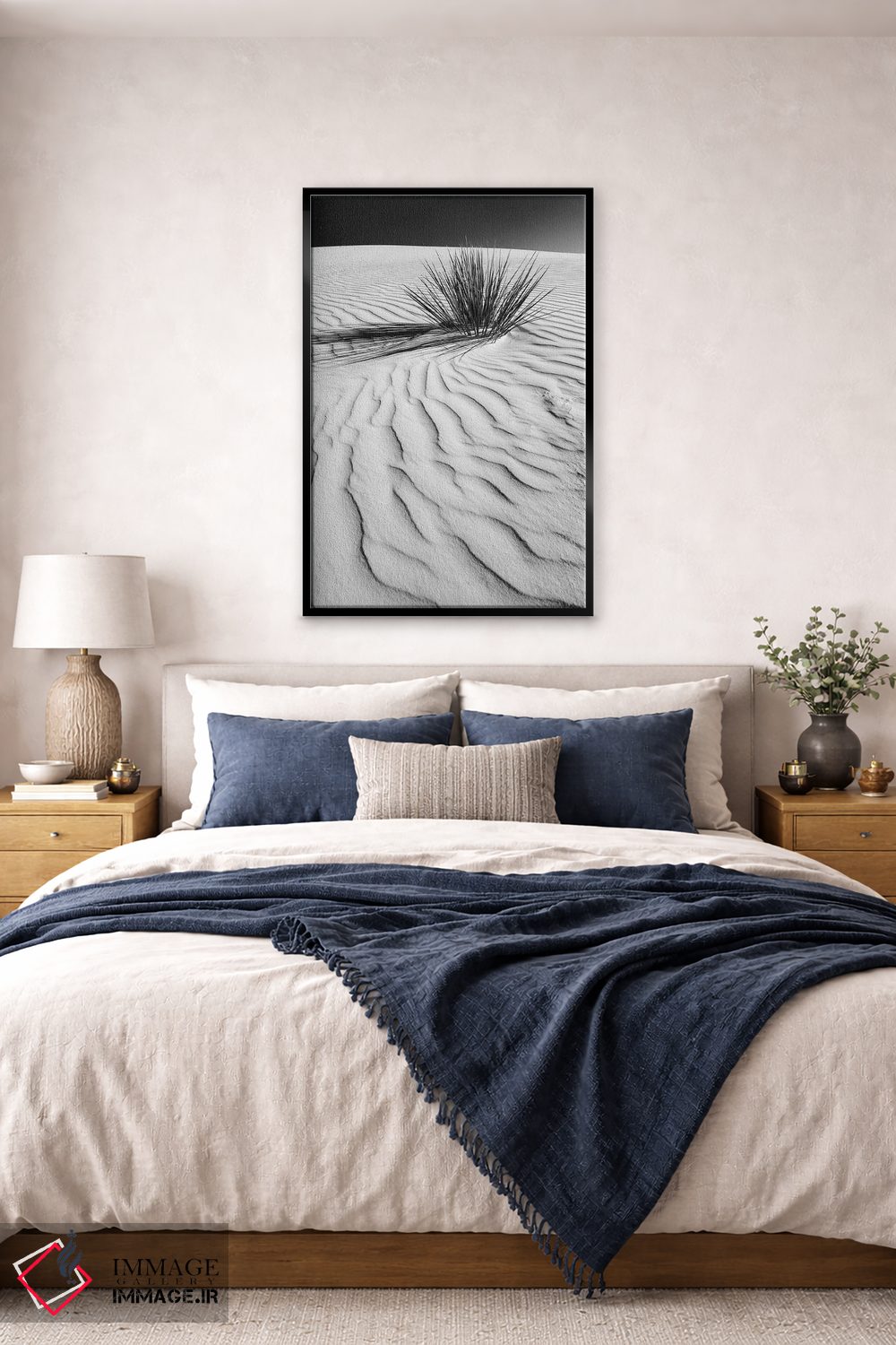 تابلو دکوراتیو تپه شنی وایت سندز اثر ملانی ویولا - D6B