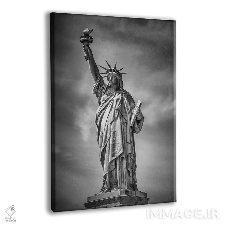 تابلو دکوراتیو تندیس آزادی نیویورک اثر ملانی ویولا - نمای پرسپکتیو محصول