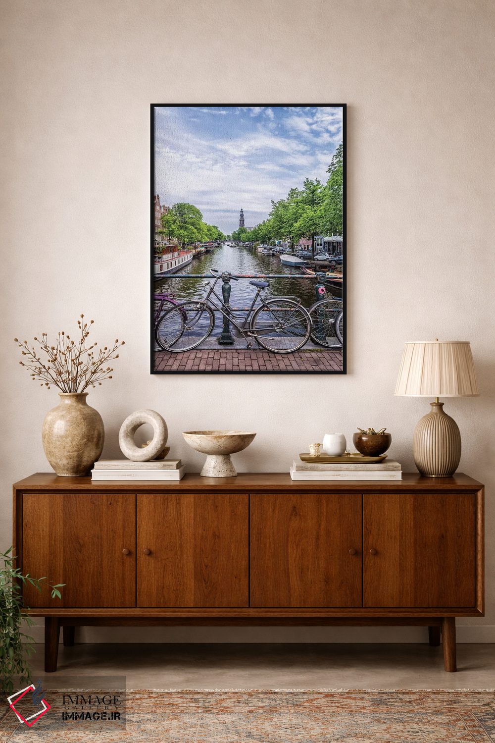 تابلو دکوراتیو آمستردام شاخص اثر ملانی ویولا - D1B