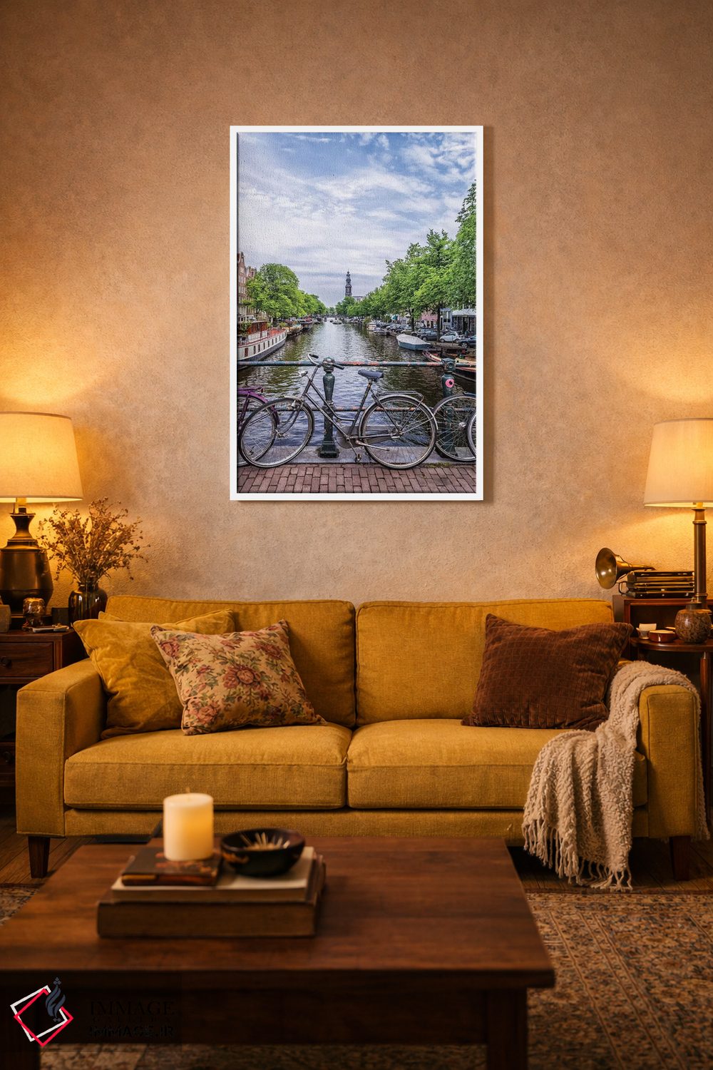 تابلو دکوراتیو آمستردام شاخص اثر ملانی ویولا - D3W