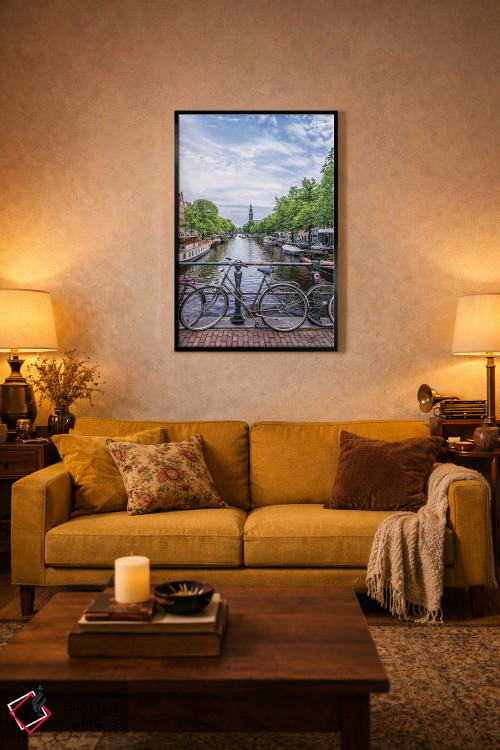 تابلو دکوراتیو آمستردام شاخص اثر ملانی ویولا - D4B