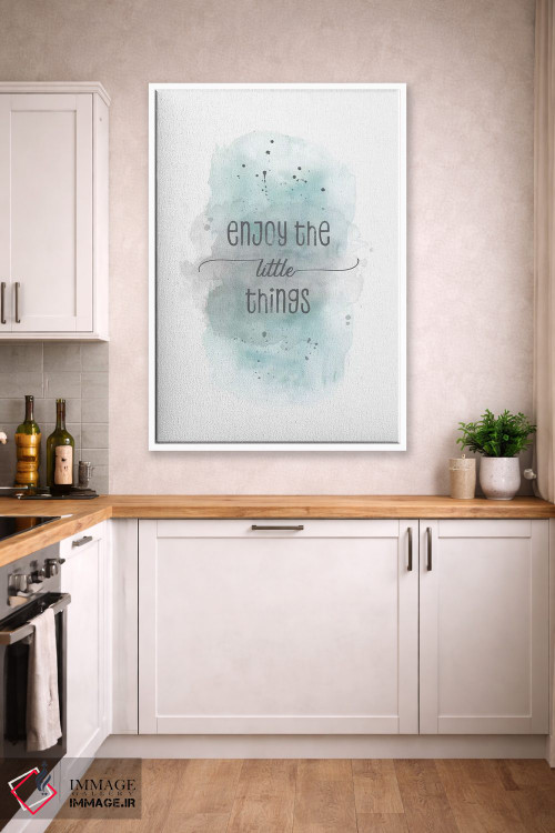 تابلو دکوراتیو از چیزهای کوچک لذت ببر اثر ملانی ویولا - D4W