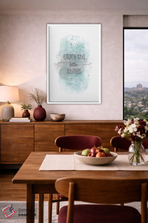 تابلو دکوراتیو از چیزهای کوچک لذت ببر اثر ملانی ویولا - D5W