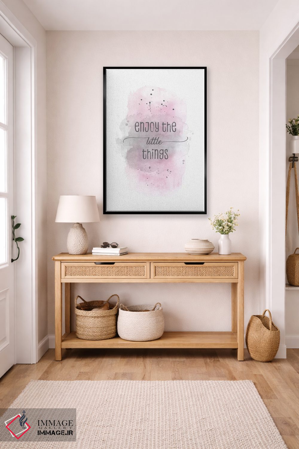 تابلو دکوراتیو از چیزهای کوچک لذت ببر اثر ملانی ویولا - D5B