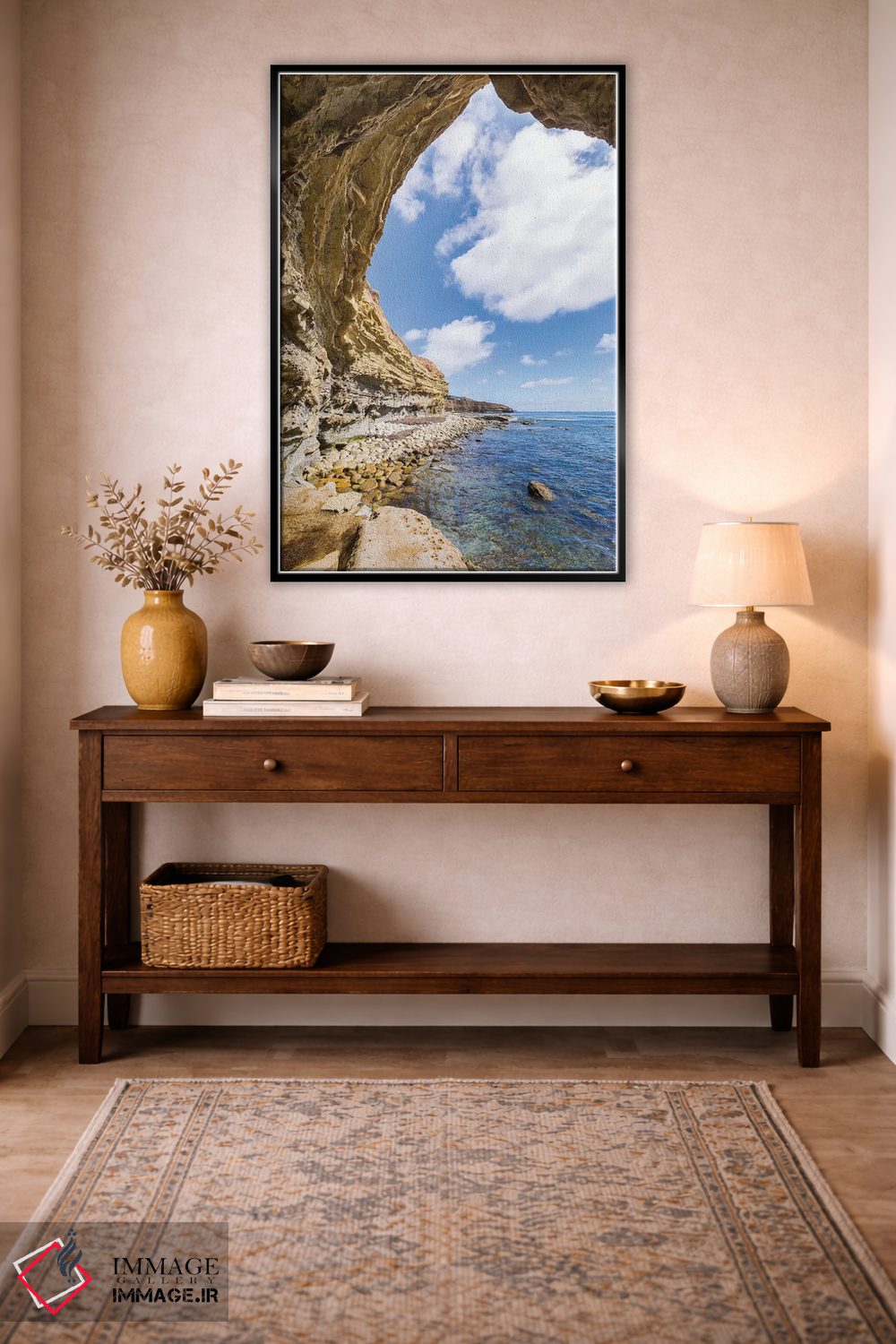 تابلو دکوراتیو غار سان دیه گو سانست کلیفز اثر ملانی ویولا - D4B