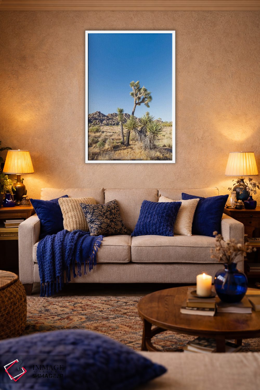 تابلو دکوراتیو پارک ملی طبیعی جاشوا تری اثر ملانی ویولا - D3W