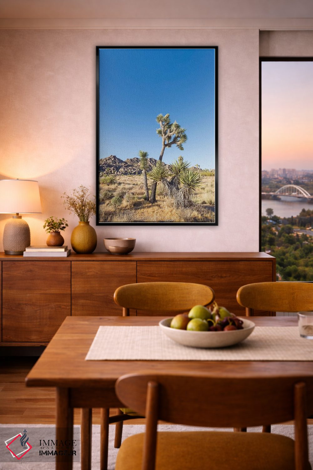 تابلو دکوراتیو پارک ملی طبیعی جاشوا تری اثر ملانی ویولا - D6B