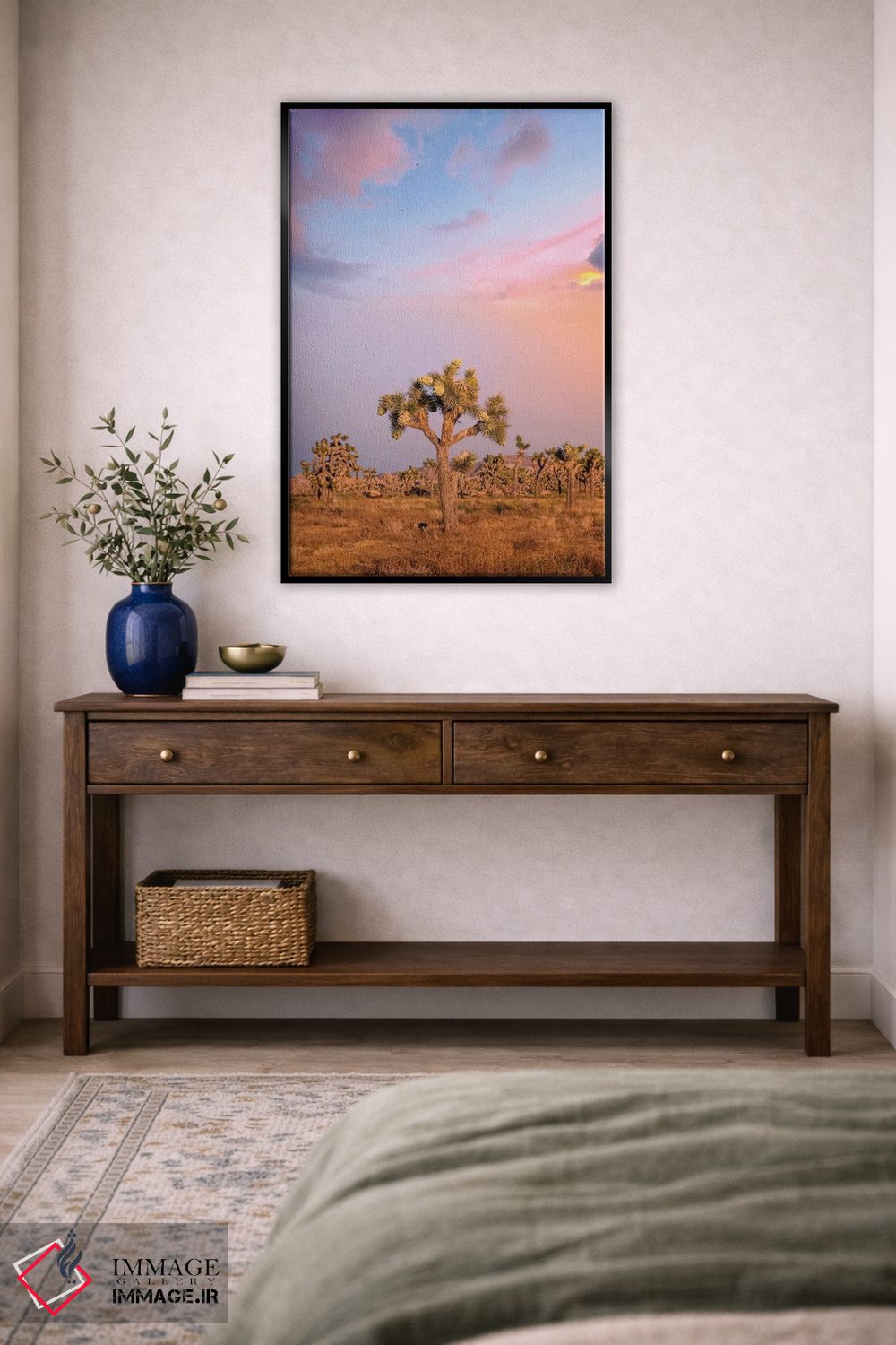 تابلو دکوراتیو غروب دل انگیز در پارک ملی جاشوا تری اثر ملانی ویولا - D4B