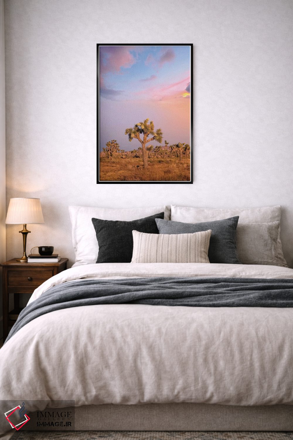 تابلو دکوراتیو غروب دل انگیز در پارک ملی جاشوا تری اثر ملانی ویولا - D6B