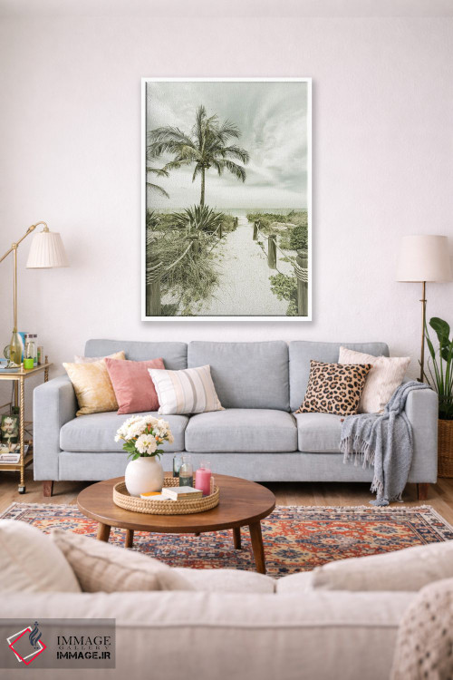 تابلو دکوراتیو مسیر به سوی ساحل | وینتیج اثر ملانی ویولا - D1W