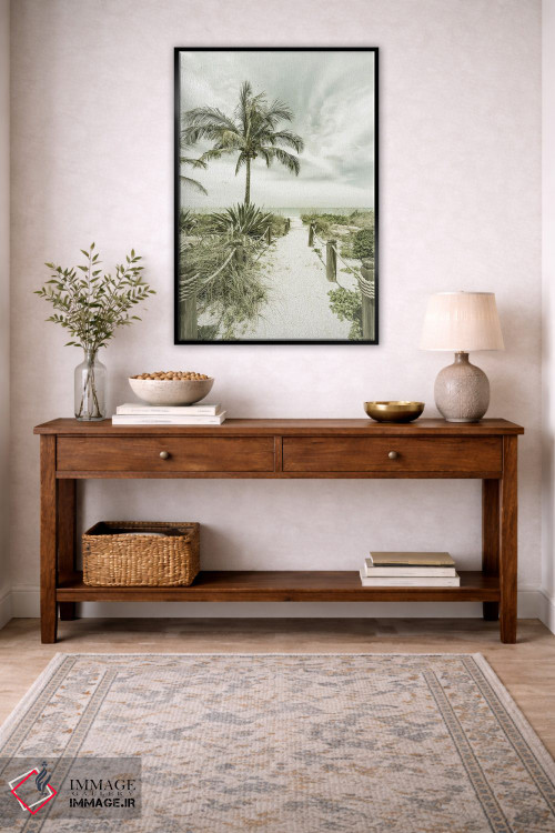 تابلو دکوراتیو مسیر به سوی ساحل | وینتیج اثر ملانی ویولا - D3B