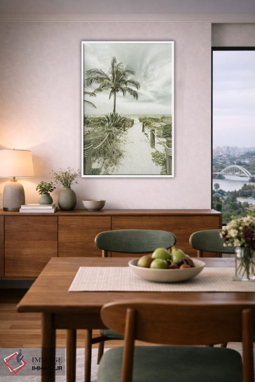 تابلو دکوراتیو مسیر به سوی ساحل | وینتیج اثر ملانی ویولا - D6W