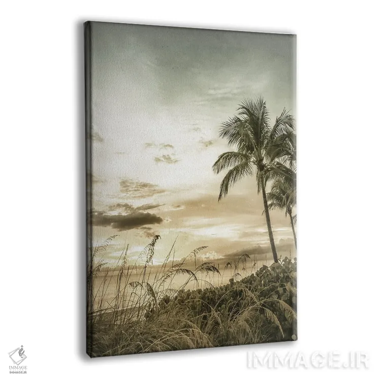 تابلو دکوراتیو غروب درخشان ساحل بونیتا | وینتیج اثر ملانی ویولا - نمای پرسپکتیو محصول