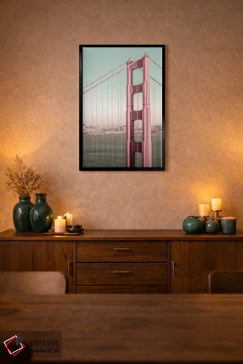 تابلو دکوراتیو پل گلدن گیت سان فرانسیسکو اثر ملانی ویولا - D2B