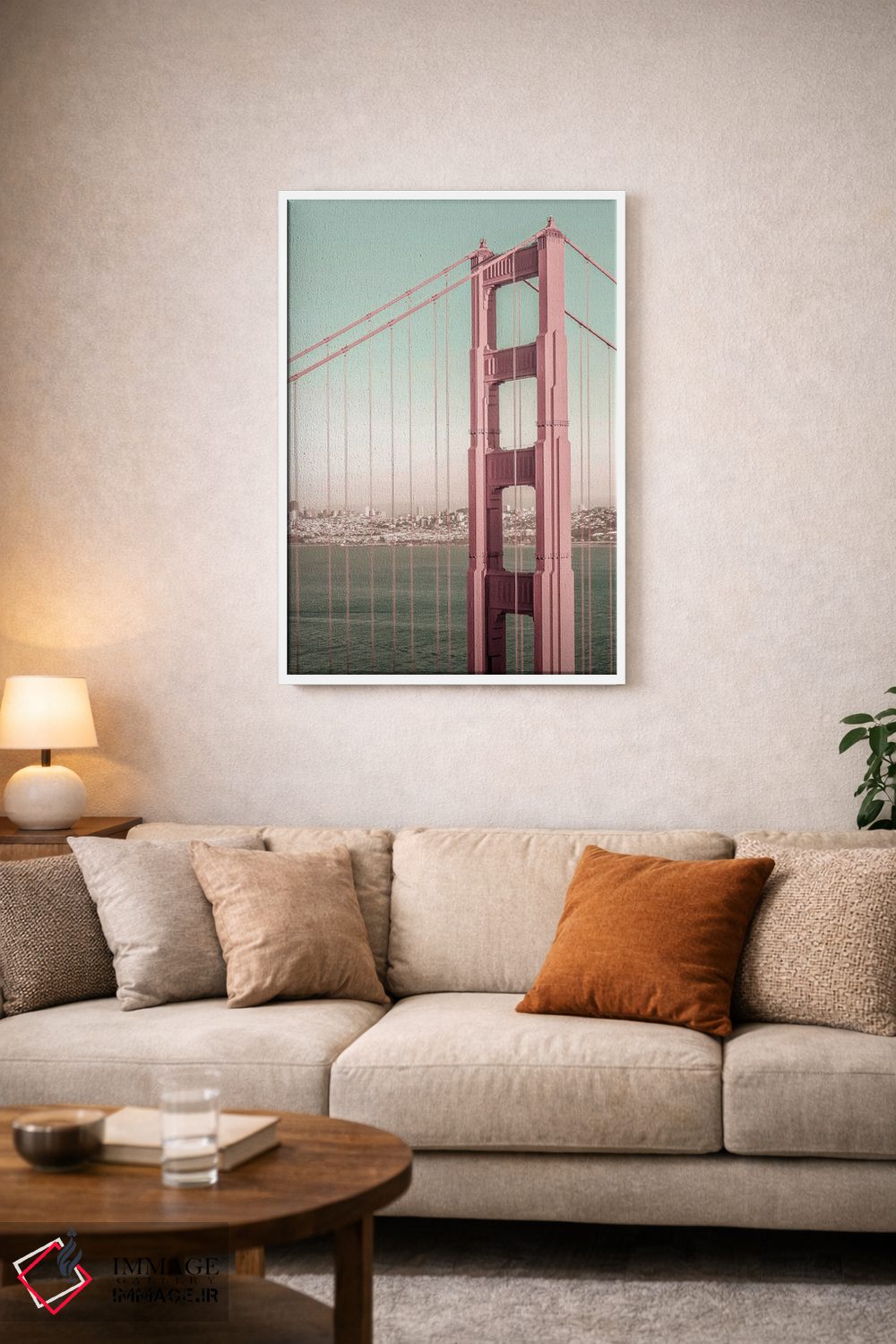 تابلو دکوراتیو پل گلدن گیت سان فرانسیسکو اثر ملانی ویولا - D4W
