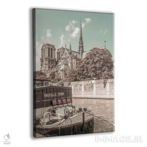 تابلو دکوراتیو کلیسای نوتردام پاریس اثر ملانی ویولا - نمای پرسپکتیو محصول