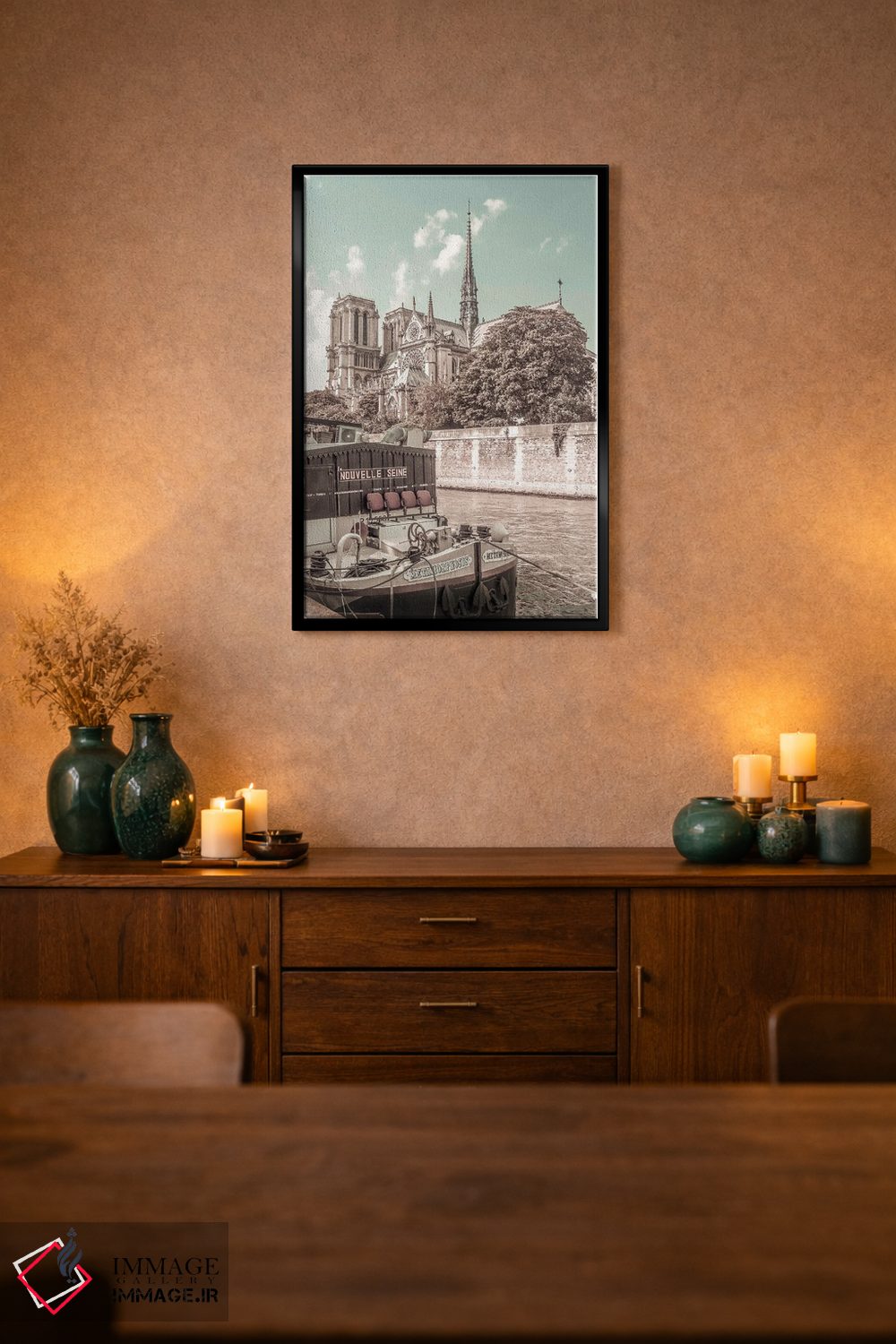 تابلو دکوراتیو کلیسای نوتردام پاریس اثر ملانی ویولا - D3B