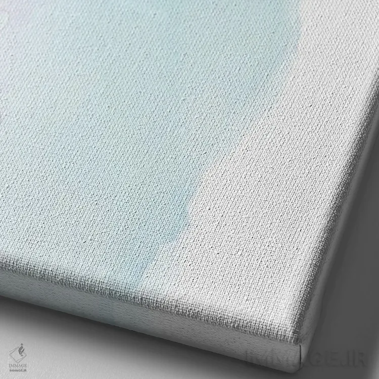 تابلو دکوراتیو دنبال دلت برو | رنگ های شناور اثر ملانی ویولا - نمای نزدیک بافت بوم