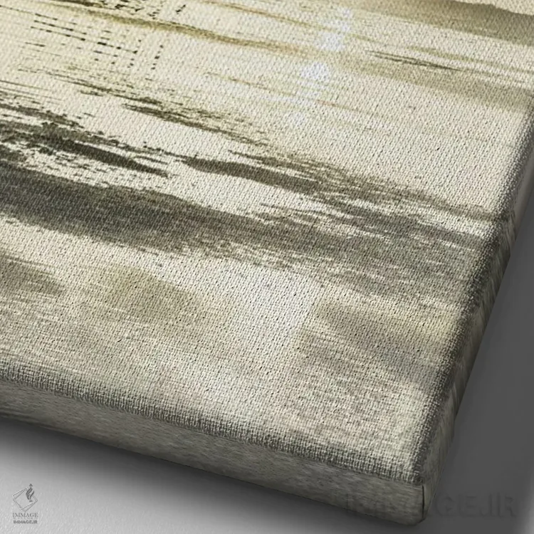 تابلو دکوراتیو پس از باران، آفتاب می آید | غروب آفتاب اثر ملانی ویولا - نمای نزدیک بافت بوم